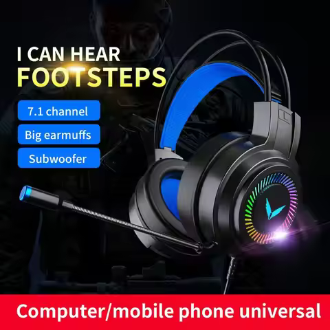 G58 Gaming Headset Gaming Wired 7.1 Channel PUBG Headset Computer Laptop Headset