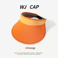 【WJ】หมวกกันแดด UV สำหรับฤดูร้อน หมวกปีกกว้างหมวกกันแดด Empty Top