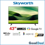 Skyworth 43E6800G 43" Inch Smart FHD Google LED TV with Dolby Audio