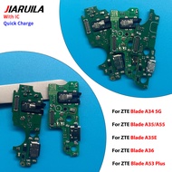 Fast Charging Board USB Charger Port Dock Jack Connector Flex Cable For ZTE Blade A34 A35 A55 A35E A