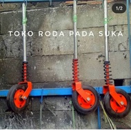 RODA GLETREK GEROBAK DORONG - RODA BAGIAN BELAKANG GEROBAK - 300KG