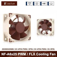Noctua Nf-A6x25 Case 60Mm Computer Chassis 12V 5V SSO Magnetically Stable Bearing Radiator CP