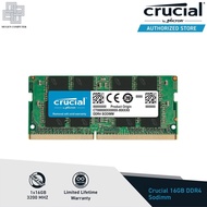 Crucial laptop Ram 16GB 16 GB DDR4 3200 MHz Sodimm SO-DImm