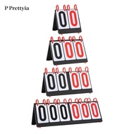 P Prettyia Score Counter Scoreboard Team Games  Flip Score Board Scoreboard for Badminton
