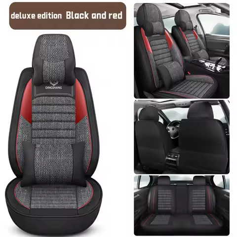 Linen Cotton Universal Car Seat Cover for CITROEN All Models C4 Picasso C3 C5 C6 DS4 DS5 DS6 DS7 Car