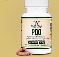 Double Wood PQQ Supplement - 20mg, 60 Capsules (Pyrroloquinoline Quinone)(No.134)