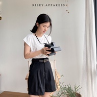 Riley.Apparels - Ava Basic Top เสื้อยืดแขนสั้น ผ้านิ่มใส่สบาย