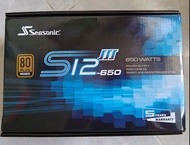 Seasonic S12III (SSR-650GB3) 650W 80 Plus Bronze Power Supply