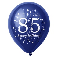 Numbers 15 25 35 45 55 Night Orchid Silver Balloons Happy Birthday Party Wedding Anniversary Decorat