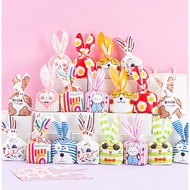 (30 ชิ้น)ถุงหูกระต่าย ลายน่ารัก S0290 เลือกได้ ขนาด 13.8x23cm. ถุงใส่ขนม คุกกี้ ของขวัญ พร้อมส่ง ของ