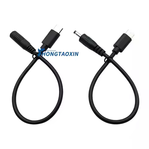 Universal type-c to DC 3.5*1.35mm mobile phone charging cable Type to 3.5*1.35mm plug and socket con