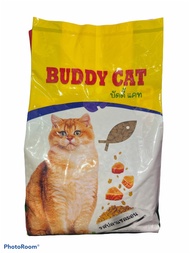 (ถุงเขียวเหลืองขนาด 1 กิโลกรัม)  อาหารแมว BUDDY CAT บัดดี้ แคท รสปลาแซลม่อน ควบคุมความเค็ม