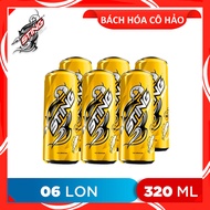 LỐC 6 LON NƯỚC TĂNG LỰC ENERGY DRINK STING GOLD 320ML