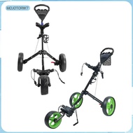 [mojotorw7] Foldable Lightweight Golf Cart Lightweight Accessories Golf Bag Pull Cart Push Pull Golf