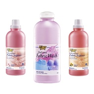 Cosway PowerMax Delicate Fabric Wash 600ml/Concentrated Fabric Softener 600ml/Liquid Detergent 1000m