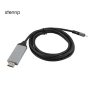 Type-C to -Compatible USB3.1 4K HDTV Cable for Android Phone to Connect TV Same Screen Device Cable 