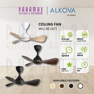 ALPHA Alkova Mili DC Motor Ceiling Fan 3 Blades (33")