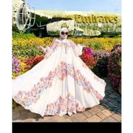 Shellasaukia dress 5 hektar Dubai raya series gamis shellasaukia