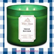 Fresh balsam 3 Wick Candle Bath and Body Works sales