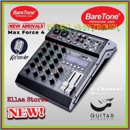 MIXER BARETONE 4 CHANNEL MAX FORCE 4MIXER BLUETOOTH NEW ARRIVALS