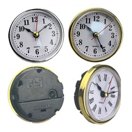Classic Clock Craft Quartz Movement Dia.65mm Round Clocks Insert Roman Number Little Clock Arabic Numbers Wall Decor