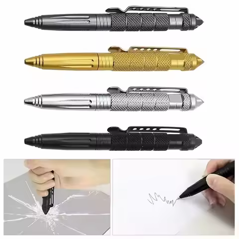 Military Tactical Pen Multifunction Tactical Pen Aluminum Alloy Outdoor Rescue Escape Survival Tools