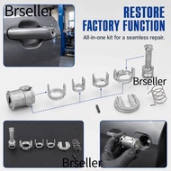 BRSELLER Door Lock Repair Kit, Metal Silver Lock Repair Kit, 51217035421 Door Lock Assembly for X5 E