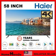 Haier LE58K6600UG 58 Inch 4K UHD TV Android Chromecast LED Television - Homehero2u