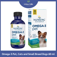 Nordic Naturals-Omega-3 Pet Cats and Small Breed Dogs 60 ml Omega 3 For Dog
