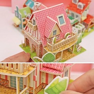 [Available] 3D Model Assembling Castle, Architectural House - 3D Model Assembly Toy from Foam Paper