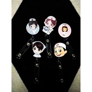 Nurse retractable yoyo tag-tag nama yoyo jurururawat