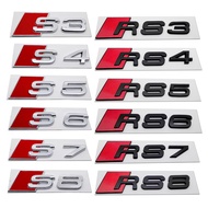 ABS Car Sticker For Audi Sline S3 S4 S5 S6 S7 S8 RS3 RS4 RS5 RS6 RS7 RS8 Logo A3 A4 A5 A6 A7 A8 Embl