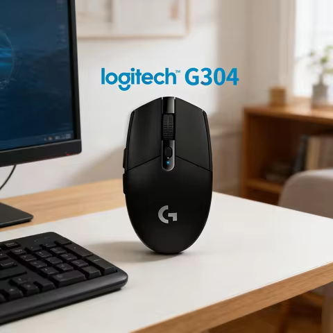Logitech G304 LIGHTSPEED Wireless Gaming Mouse HERO 12K Sensor 12000DPI 6 Programmable Buttons 250H 
