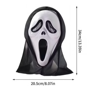 Ghost Scream Mask Horror Fancy Halloween Hacker Party Ghost Mask