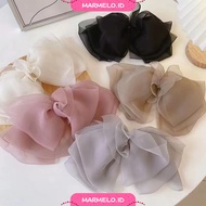 Ribbon Hair Clip Ribbon Accessoriessatin Korean StyleWanita hair clip hair accessories