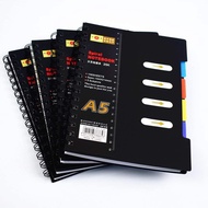 Spiral Coil Vertical Notebook Assortment A5 A6 B5 A5 Notebook A6 Notebook B5