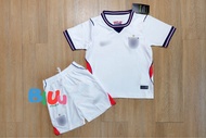 ชุดบอลเด็ก(เสื้อ+กางเกง) ทีมชาติ อังกฤษ 2 สี เหย้า/เยือน "บอลโลก 2026" (3A) แฟนบอล สามารถเพิ่มเบอร์ช