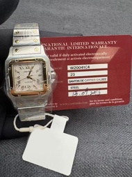 🔥🔥Cartier Santos 卡地亞山度士系列 W20041C4 銀面羅馬 表徑29*29mm 自動機械 有保卡✅ cartier/cartier watch/ball watch/cartier