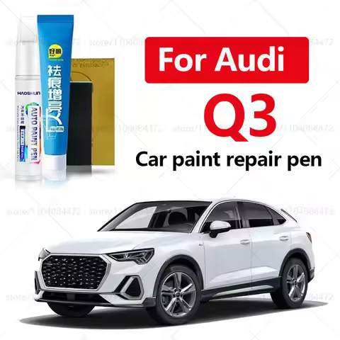 Car Paint Repair Pen For 2011-2025 Audi Q3 Paint Scratch Repair Accessories 4PCS Blue LY5Q LX5H Blac