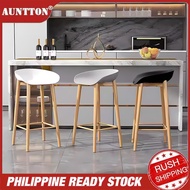Nordic Bar Chair High Stool Home Dining Table Chair Bar Stools Back Cafe Chairs Bar Aesthetic chair