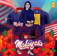 Muslim Malaysia 1957 Independence Day Jersey 2025 Lelaki Perempuan Retro Jersey Oversized Streetwear