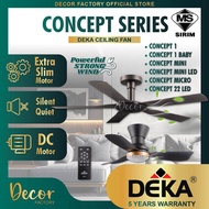 DEKA Concept Series DEKA Fan Ceiling Fan DC Motor Remote Control Ceiling Fan with Light Kipas Siling