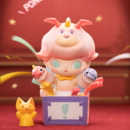 【Genuine】 Popmart DIMOO No Ones Gonna Sleep Tonight Series Clear Figure Toy