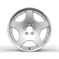 Classical Forged Rims 18Inch 8.5J 9.5J 10J Staggered Sliver Machine Lip Alloy Wheels Fit For Mercede