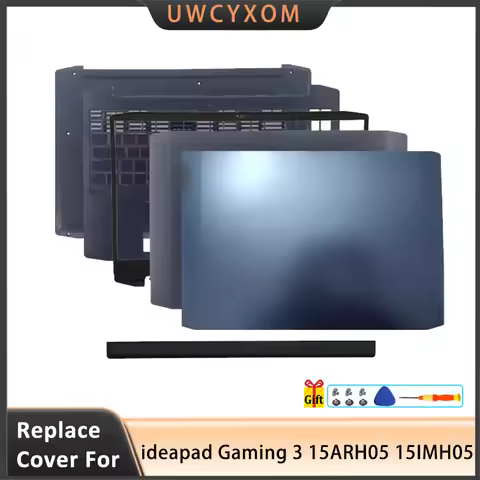 Notebook Cases For IdeaPad Gaming 3 15ARH05 15IMH05 Laptops Screen LCD Back Cover Front Bezel Hinges