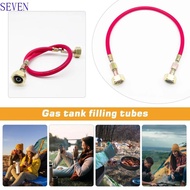 SEVEN LPG Refilling Bridge, red rubber Liquefied Gas Tank Filling Bridge, Stove Fittings Explosion-proof design Russian standard Good sealing inter-cylinder transfer hose family