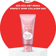Sữa Rửa Mặt Senka Perfect Whip Collagen Nhật Bản 120g