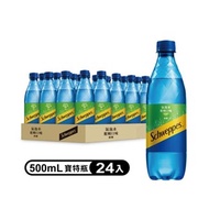 【Schweppes 舒味思】氣泡水-萊姆口味 500ml*24入