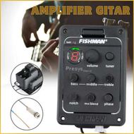 PROMO FISHMAN Amplifier Gitar Elektrik Mini Penguat Suarah Tuner Gitar EQ Equalizer 6-Band - Hitam