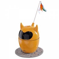 新款激光逗貓器電動貓咪玩具自嗨解悶貓轉盤寵物智能逗貓玩具